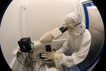 Laboratorio del Instituto de Ciencias Biomédicas de la Universidad de São Paulo.