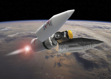 <p>Separación de la carga útil de ExoMars 2016 durante la puesta en marcha. Ilustración: ESA </p>